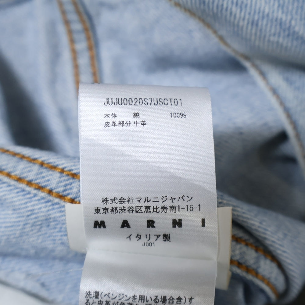 MARNI(マルニ) 22SS FLOWER DENIM JACKET フラワー デニムジャケット インディゴ JUJU0020S7USCT01