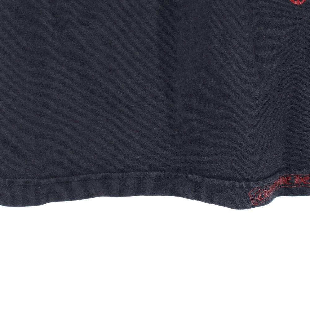 CHROME HEARTS(クロムハーツ) OLD CEMETERY CROSS S/S TEE オールドモデル セメタリーロゴプリント半袖Tシャツ ブラック