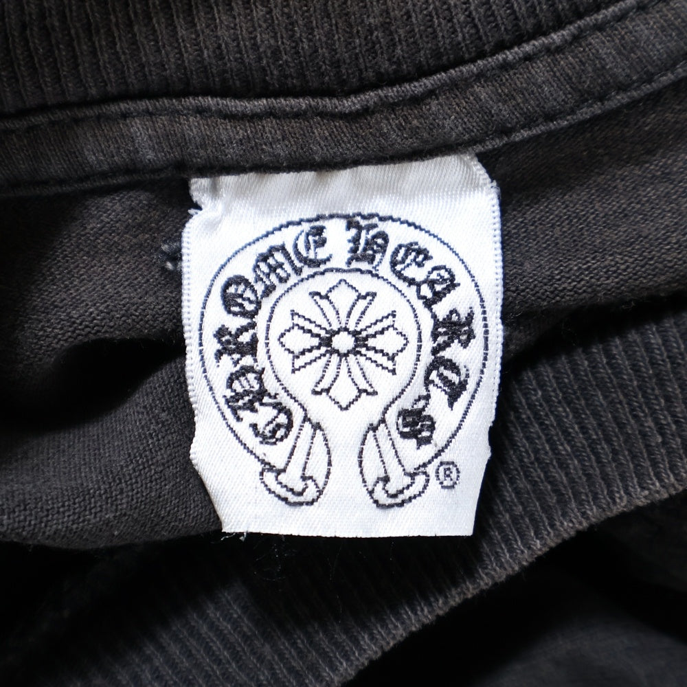 CHROME HEARTS(クロムハーツ) OLD CEMETERY CROSS S/S TEE オールドモデル セメタリーロゴプリント半袖Tシャツ ブラック