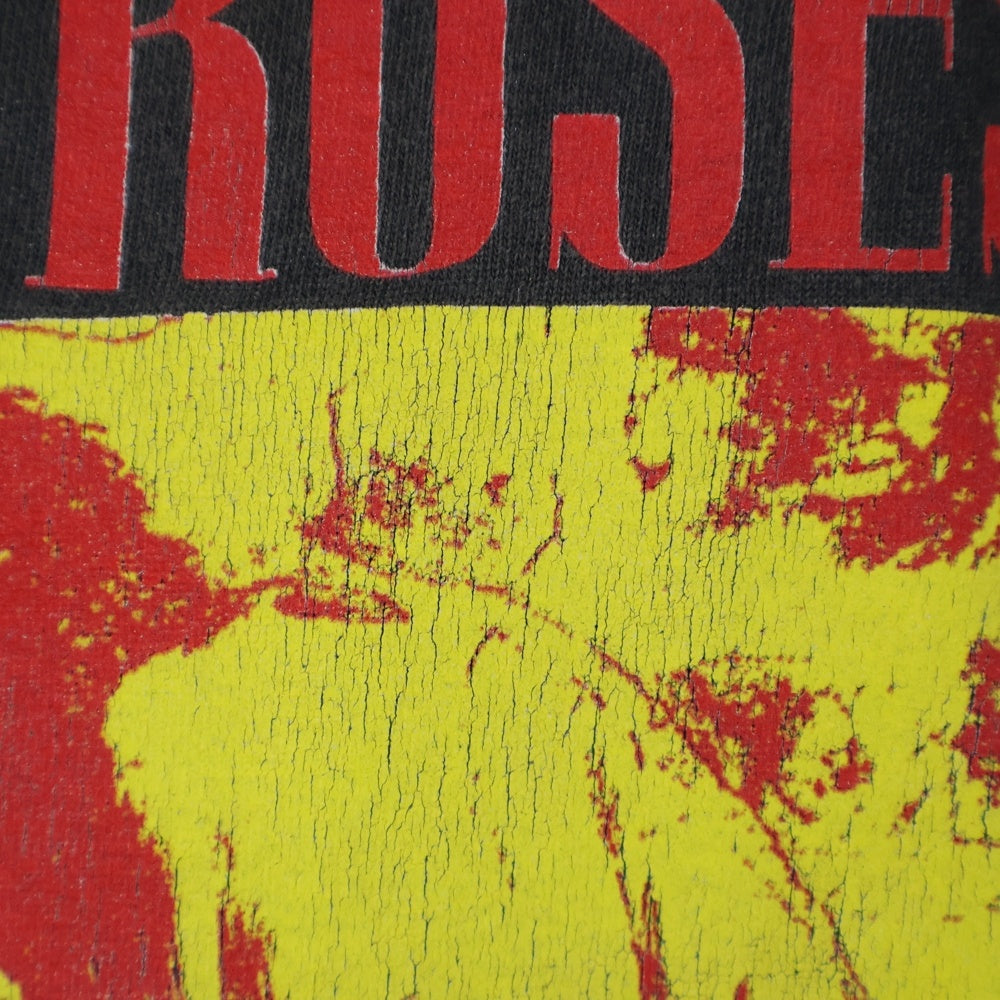 VINTAGE(ヴィンテージ) 90S GUNS N ROSES USE YOUR ILLUSION 1991 ガンズ アンド ローゼス 半袖Tシャツ カットソー ブラック