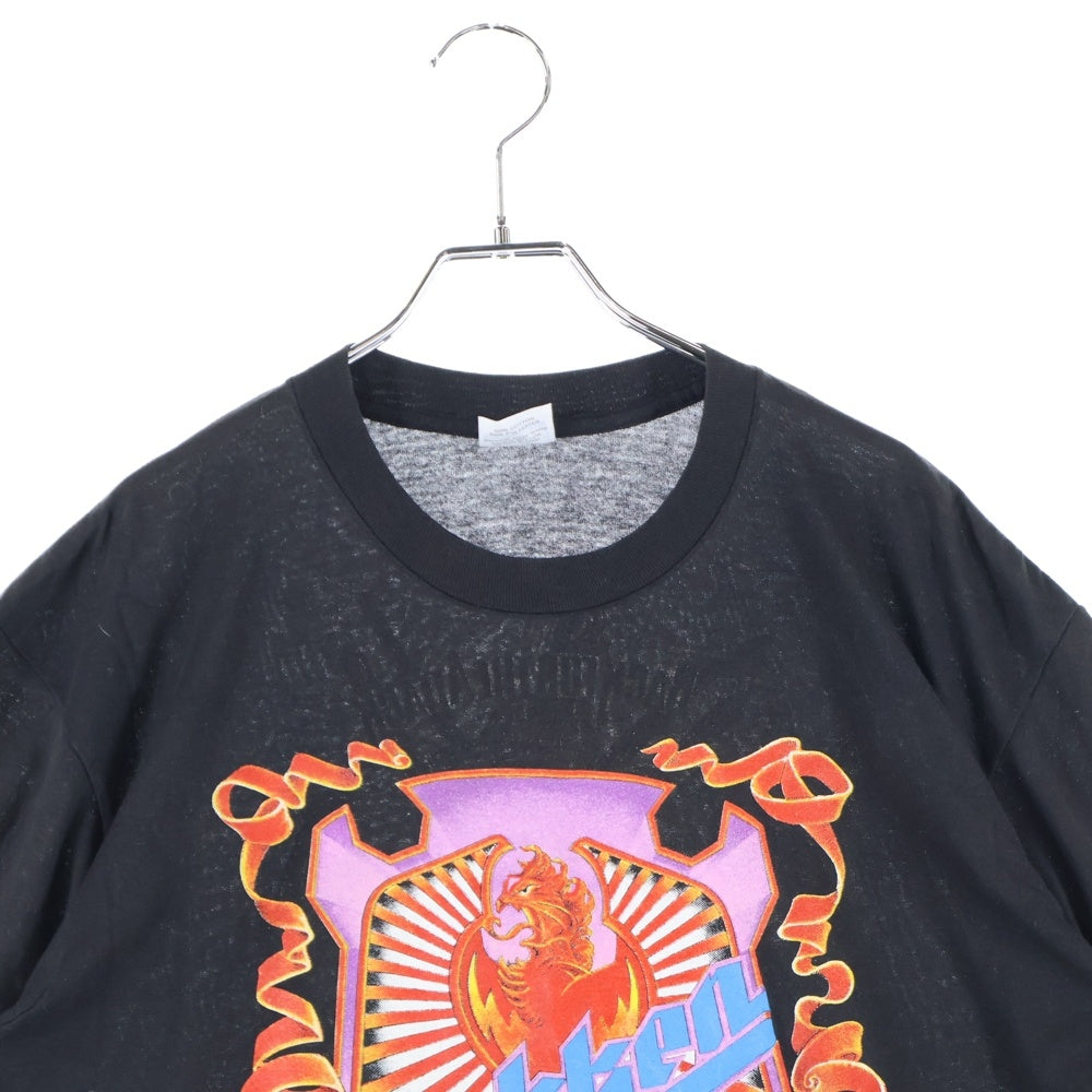 VINTAGE(ヴィンテージ) 80S DOKKEN BACK FOR THE ATTACK ドッケン バック フォー ジ アタック 1987 半袖Tシャツ カットソー ブラック