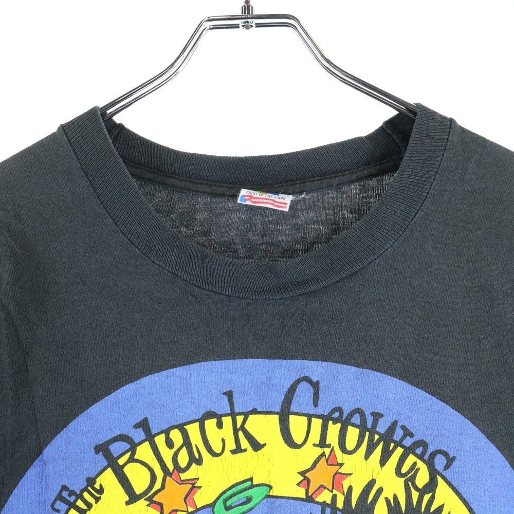VINTAGE(ヴィンテージ) 90S THE BLACK CROWES 1992 ブラック クロウズ 半袖Tシャツ カットソー ブラック