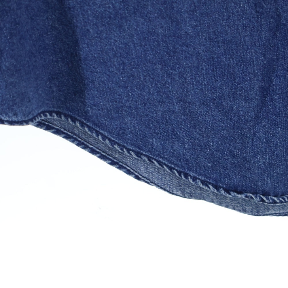 RALPH LAUREN(ラルフローレン) 90s BLAIRE Denim Shirt デニムシャツ 長袖シャツ 胸ロゴ インディゴ