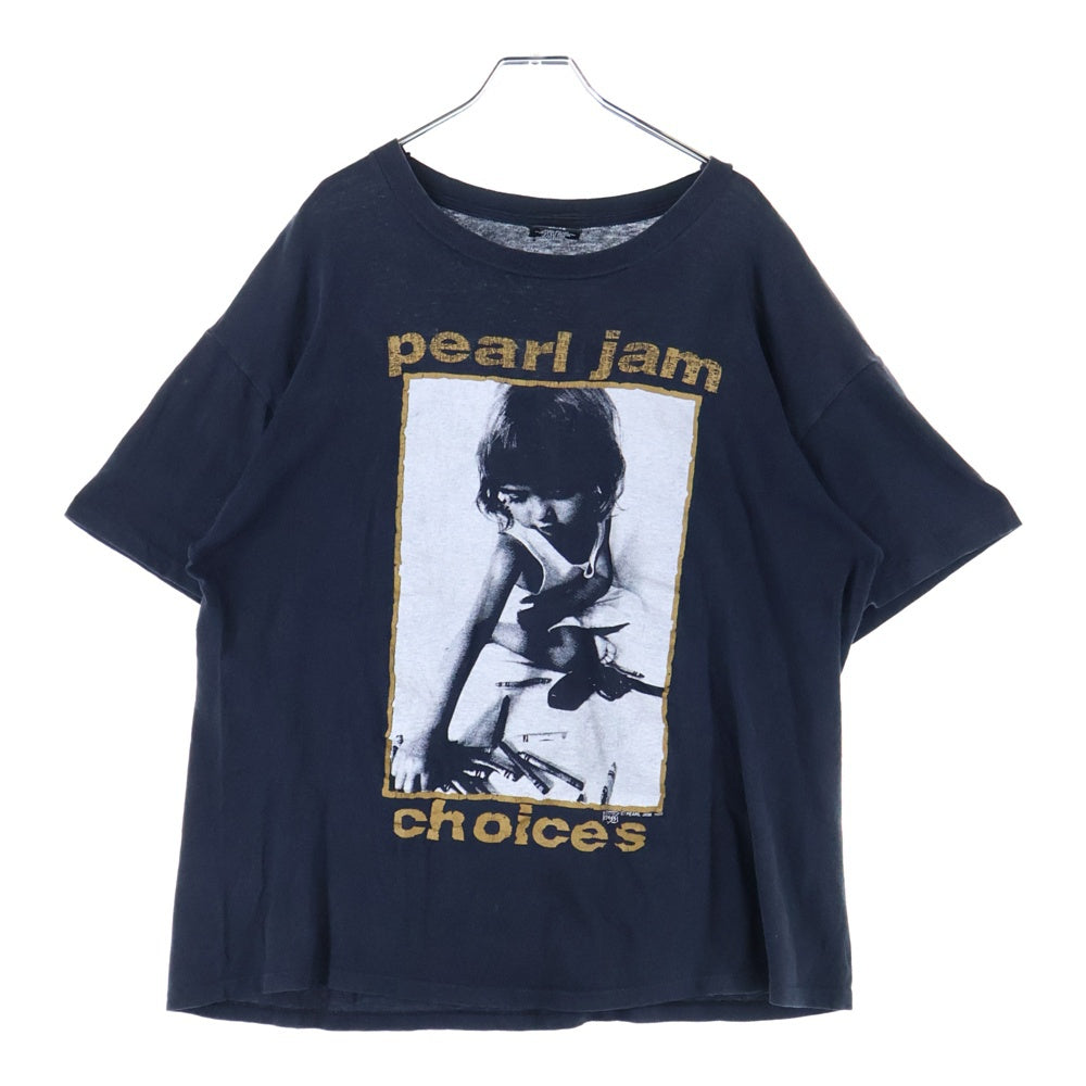 VINTAGE(ヴィンテージ) 90S PEARL JAM CHOICES BACKSTAGE PASS 1992 パールジャム チョイス チョイシーズ 半袖Tシャツ カットソー ブラック