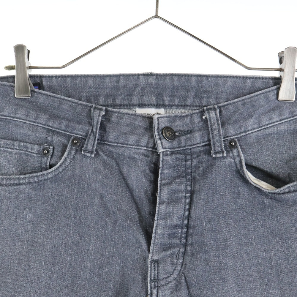 PATAGONIA(パタゴニア) ボタンフライ ストレート デニムパンツ ブラック 56855SP12