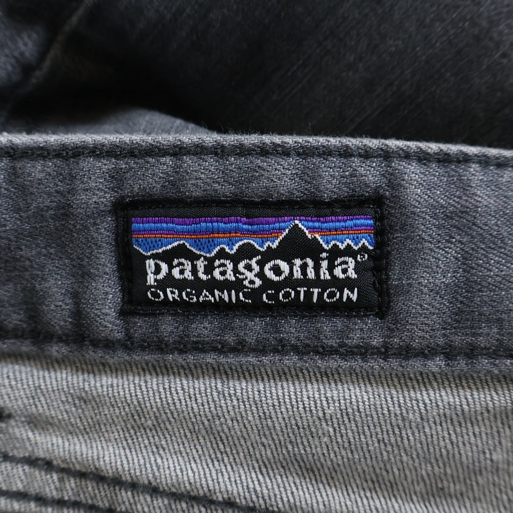 PATAGONIA(パタゴニア) ボタンフライ ストレート デニムパンツ ブラック 56855SP12