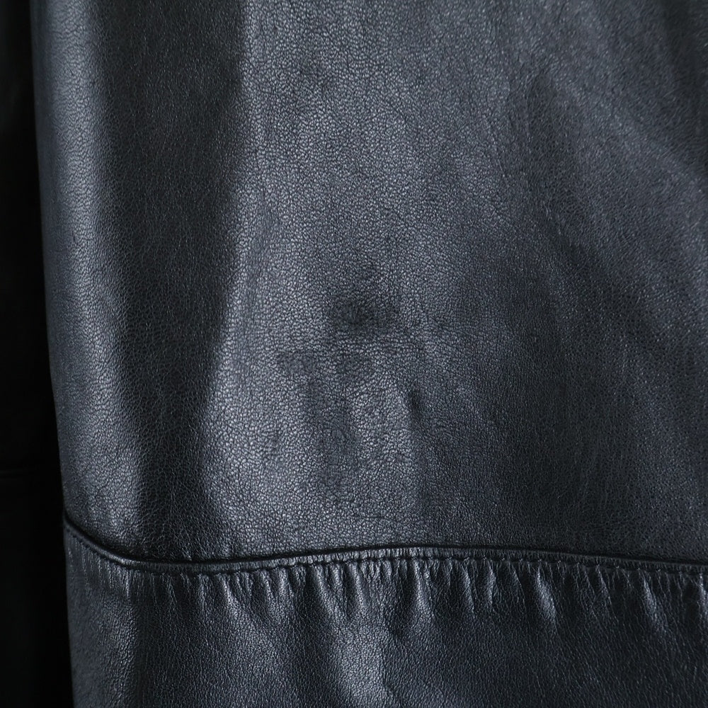 VINTAGE(ヴィンテージ) MORGAN TAYLOR LEATHER COAT モーガンテイラー レザー コート ブラック