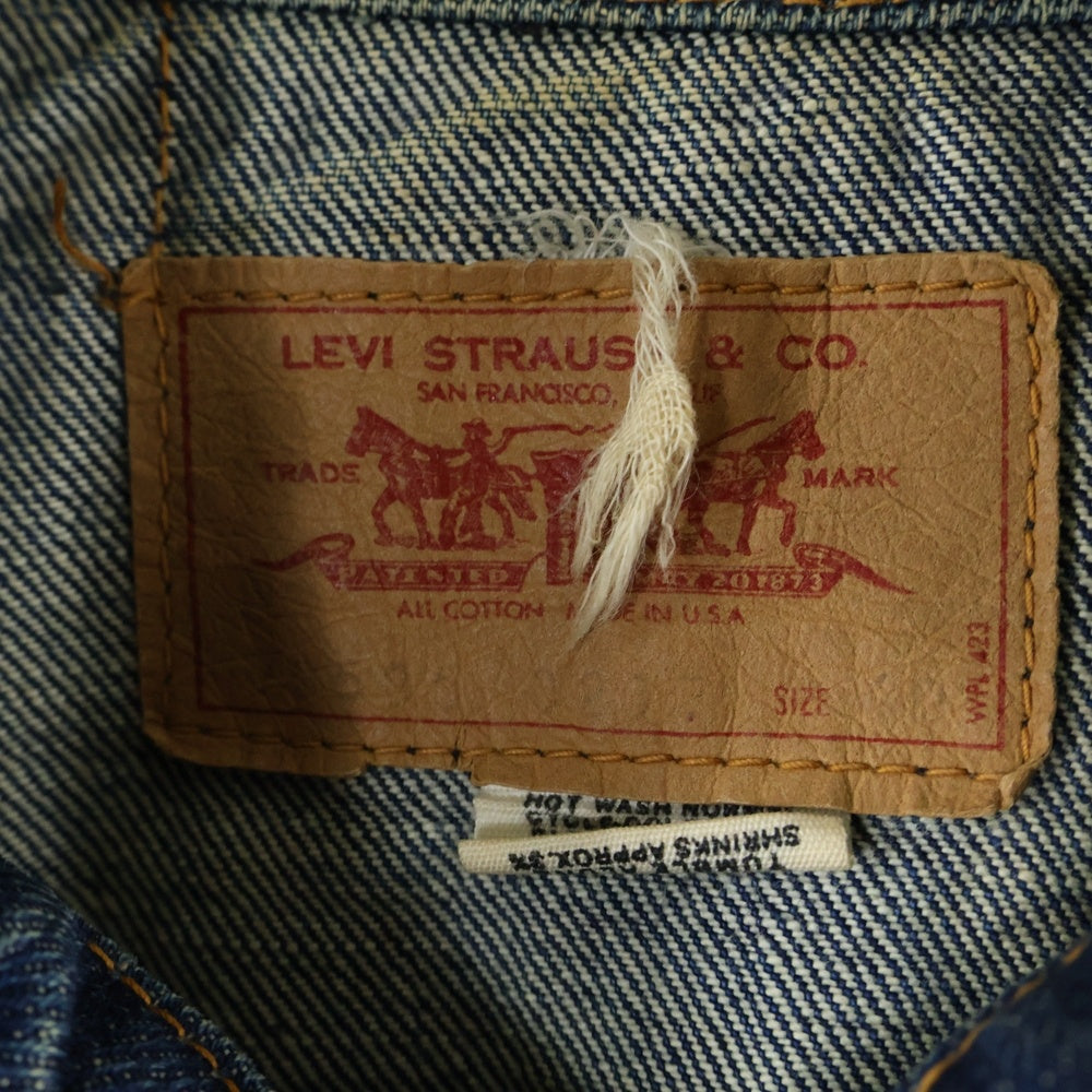 Levi's(リーバイス) 70S 70505 4th スモールe ボタン裏52 デニムジャケット インディゴ