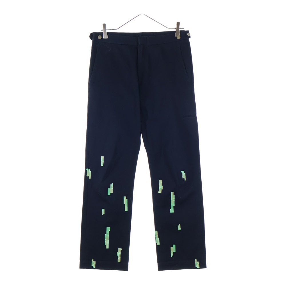 COMME des GARCONS HOMME PLUS(コムデギャルソンオムプリュス) 00AW ドッキングロック期 DIGITAL CAMO PRINT COTTON TROUSERS AD2000 デジカモ プリント スラックス パンツ ブラック PP 10087S