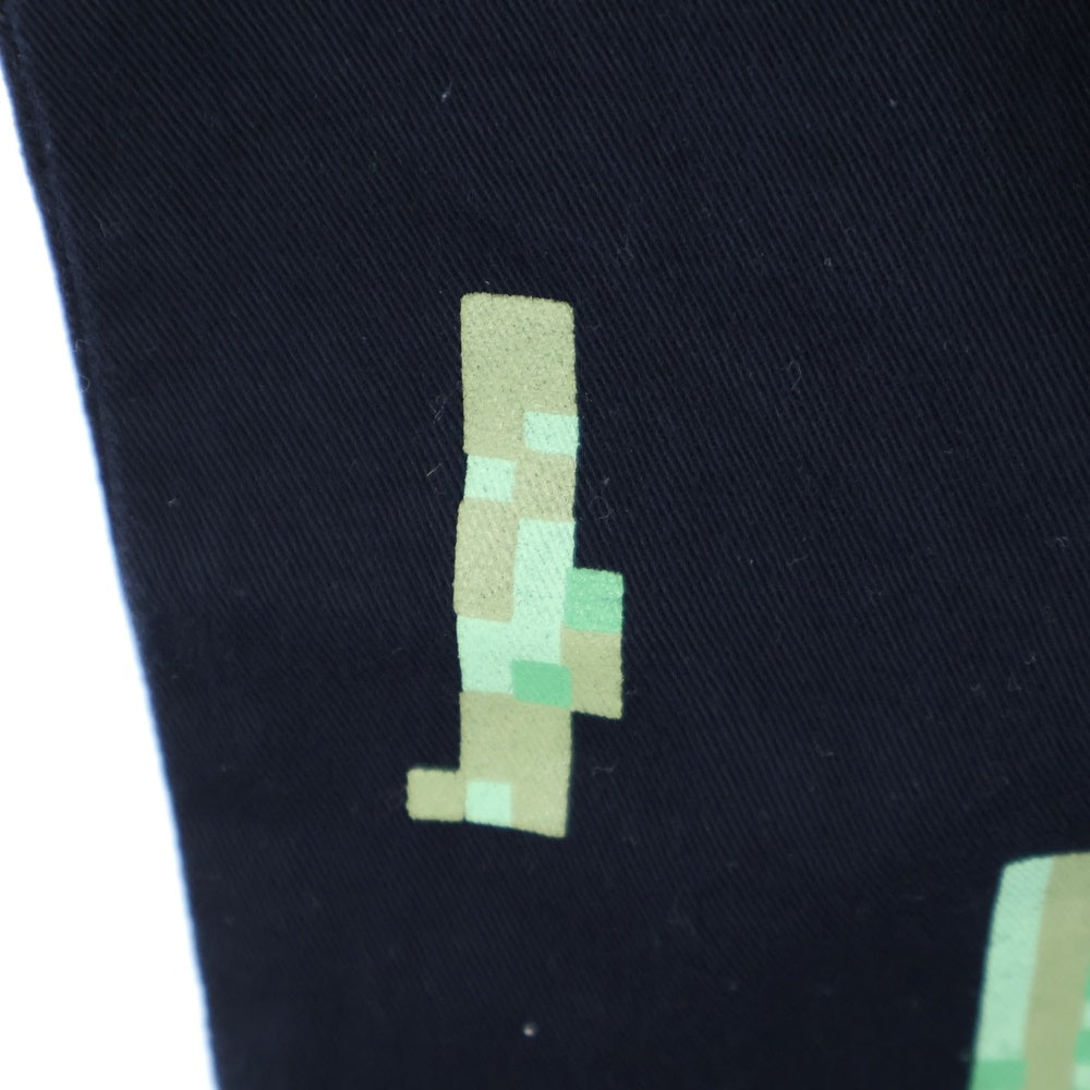 COMME des GARCONS HOMME PLUS(コムデギャルソンオムプリュス) 00AW ドッキングロック期 DIGITAL CAMO PRINT COTTON TROUSERS AD2000 デジカモ プリント スラックス パンツ ブラック PP 10087S