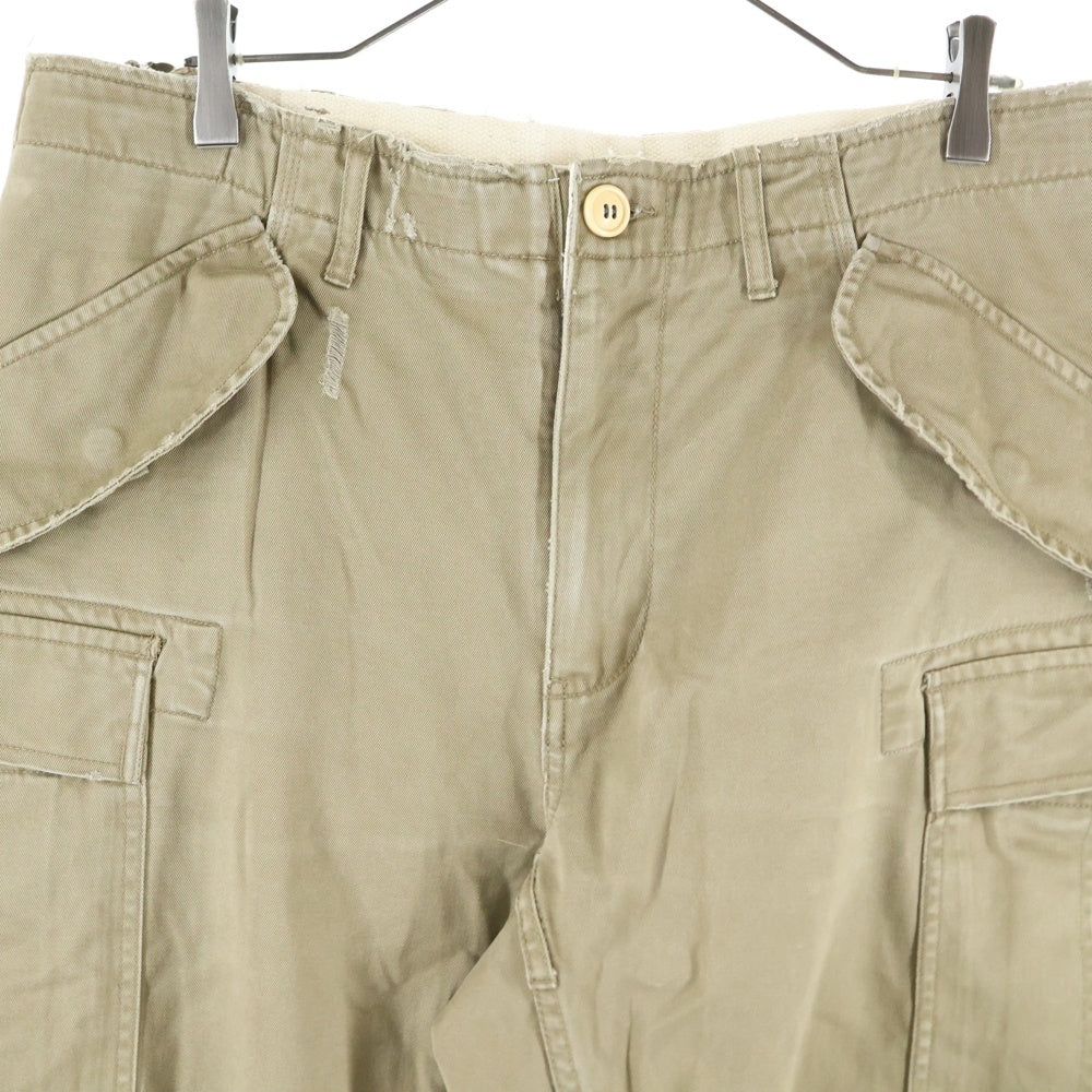 POLO RALPH LAUREN(ポロラルフローレン) WIDE CARGO PANTS ワイド カーゴ パンツ カーキ