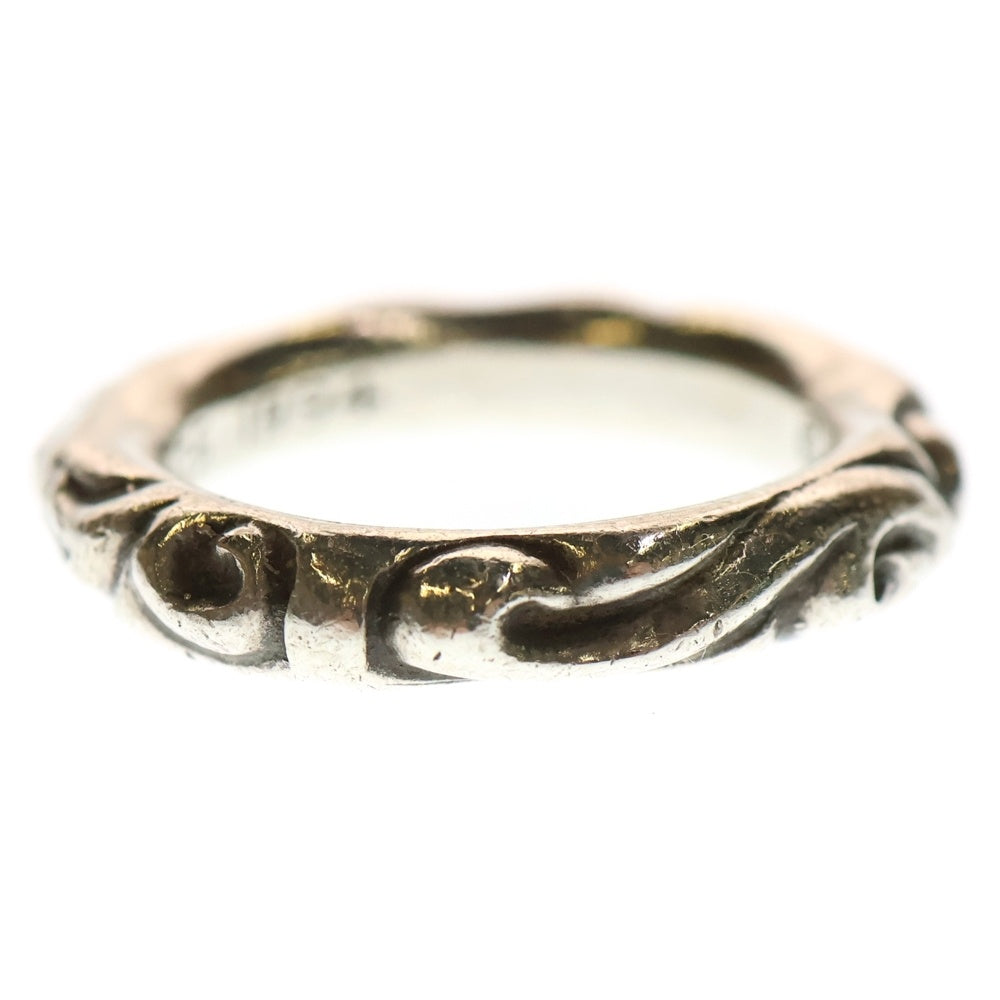 CHROME HEARTS(クロムハーツ) SCRL BAND スクロールバンド リング シルバー BCA351