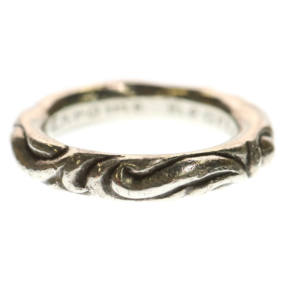 CHROME HEARTS(クロムハーツ) SCRL BAND スクロールバンド リング シルバー BCA351