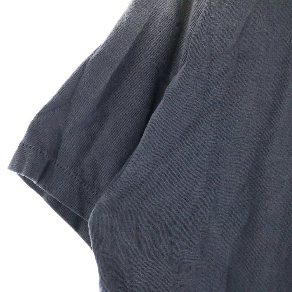 SAINT MICHAEL(セントマイケル) 25SS ×ネイバーフッド フィアレス ヴィンテージ加工 両面プリントTシャツ 半袖クルーネック ブラック SM-HR8-0000-C70