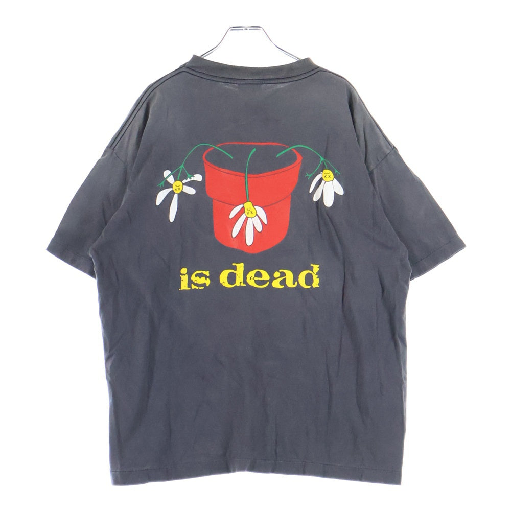 SAINT MICHAEL(セントマイケル) 25AW SM-HR1-0000-C18 DE LA SOULプリントヴィンテージ加工Tシャツ カットソー ブラック