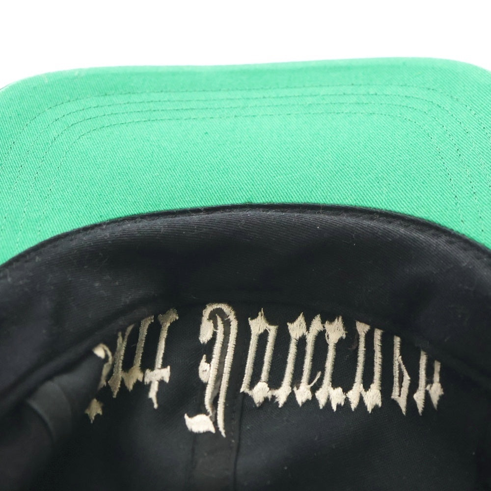 SAINT MICHAEL(セントマイケル) 24AW SAINT JOURNEY CAP SM-YS1-0000-076 ロゴ刺繍帽子 キャップ ブラック