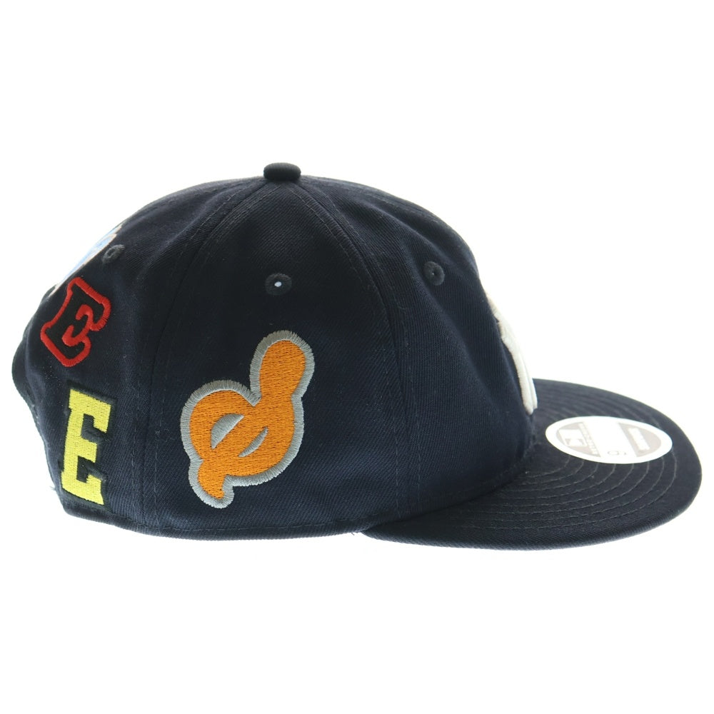SAINT MICHAEL(セントマイケル) 25SS ×NEW ERA SNAPBACK NY YANKEES CAP ニューエラ スナップバック ニューヨーク ヤンキース ベースボールキャップ 帽子 ネイビー SM-HR8-0000-C50