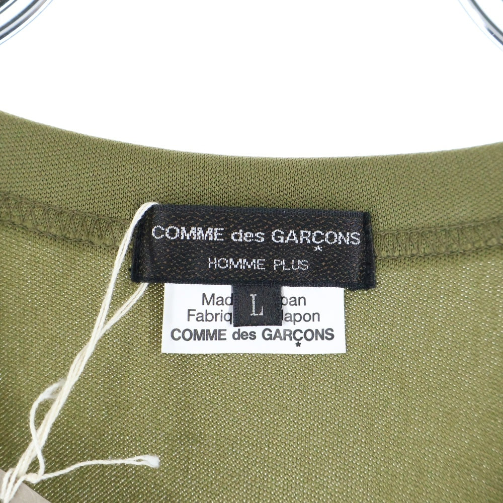 COMME des GARCONS HOMME PLUS(コムデギャルソンオムプリュス) 25AW MULTI POCKET T-SHIRTS 多ポケット ロング半袖Tシャツ カーキ PP-T007-051-2-4