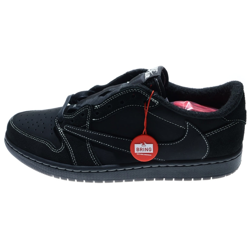 NIKE(ナイキ) ×TRAVIS SCOTT AIR JORDAN 1 LOW OG SP BLACK PHANTOM DM7866-001 トラヴィススコット エアジョーダン1 ブラックファントム ローカットスニーカー US11/29cm