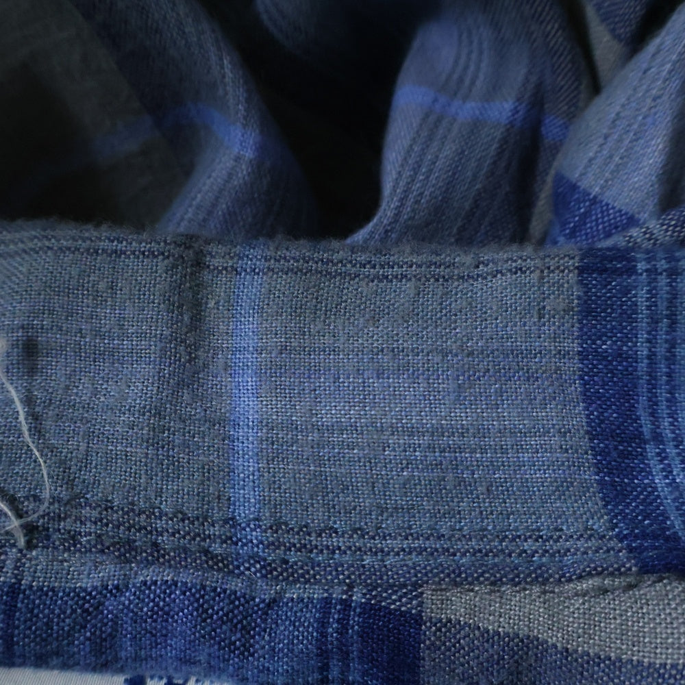 PENNEYS TOWNCRAFT(ぺニーズタウンクラフト) 70S RAYON CHECK SHIRT レーヨン チェック シャツ ブルー