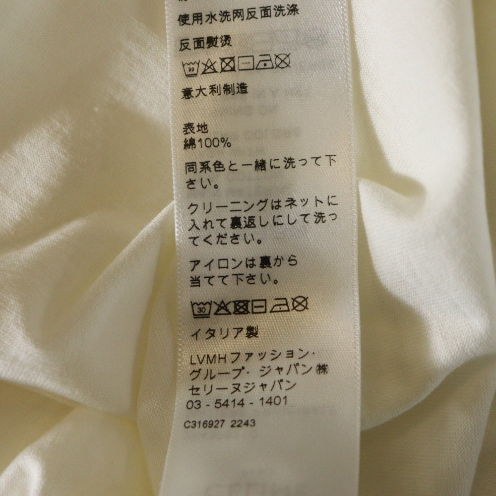 CELINE(セリーヌ) フォトプリントコットンジャージールーズ 半袖Tシャツ ホワイト 2X43F671Q