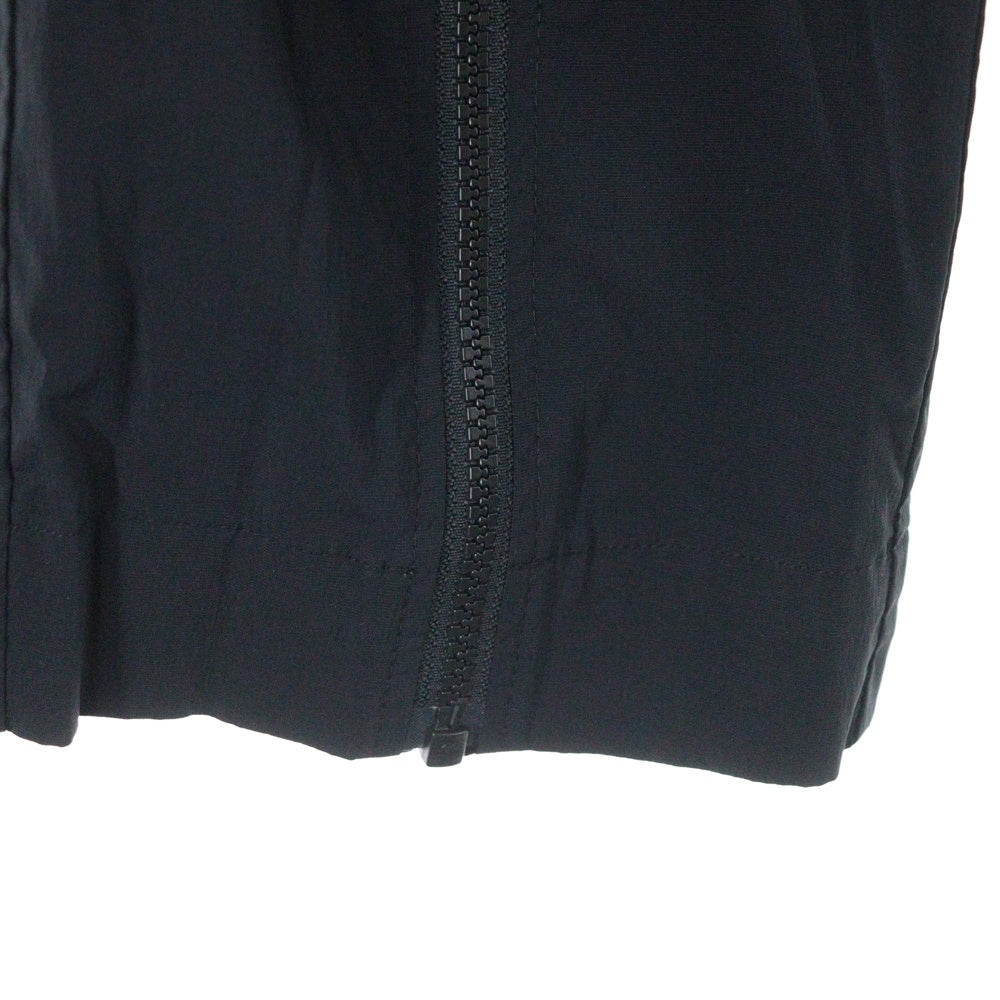 99%is(ナインティナインパーセントイズ) ナイロンジップ バックルトラックパンツ ブラック