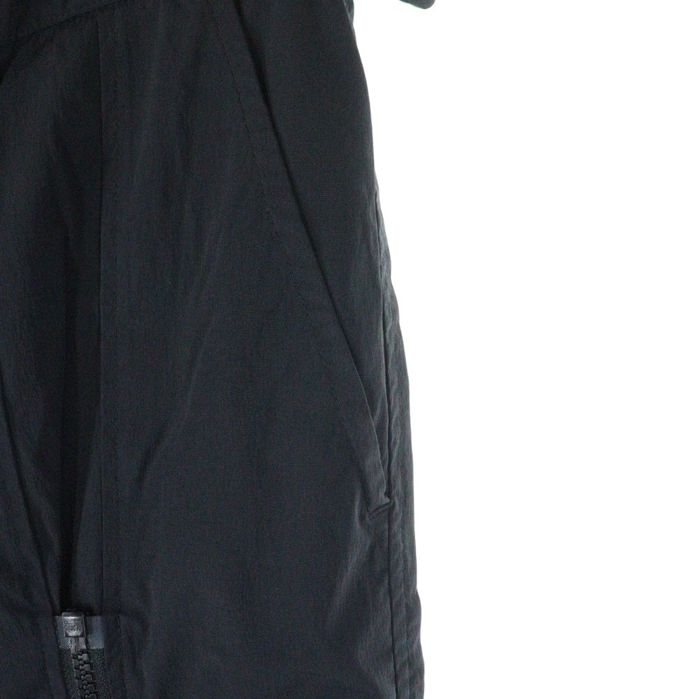 99%is(ナインティナインパーセントイズ) ナイロンジップ バックルトラックパンツ ブラック