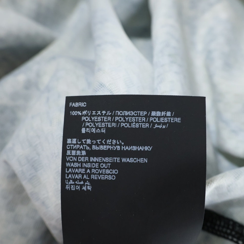 GR10K(ジーアールテンケー) 25SS COMBACT HOODIE BG824122EI 総柄プルオーバーパーカー マルチカラー