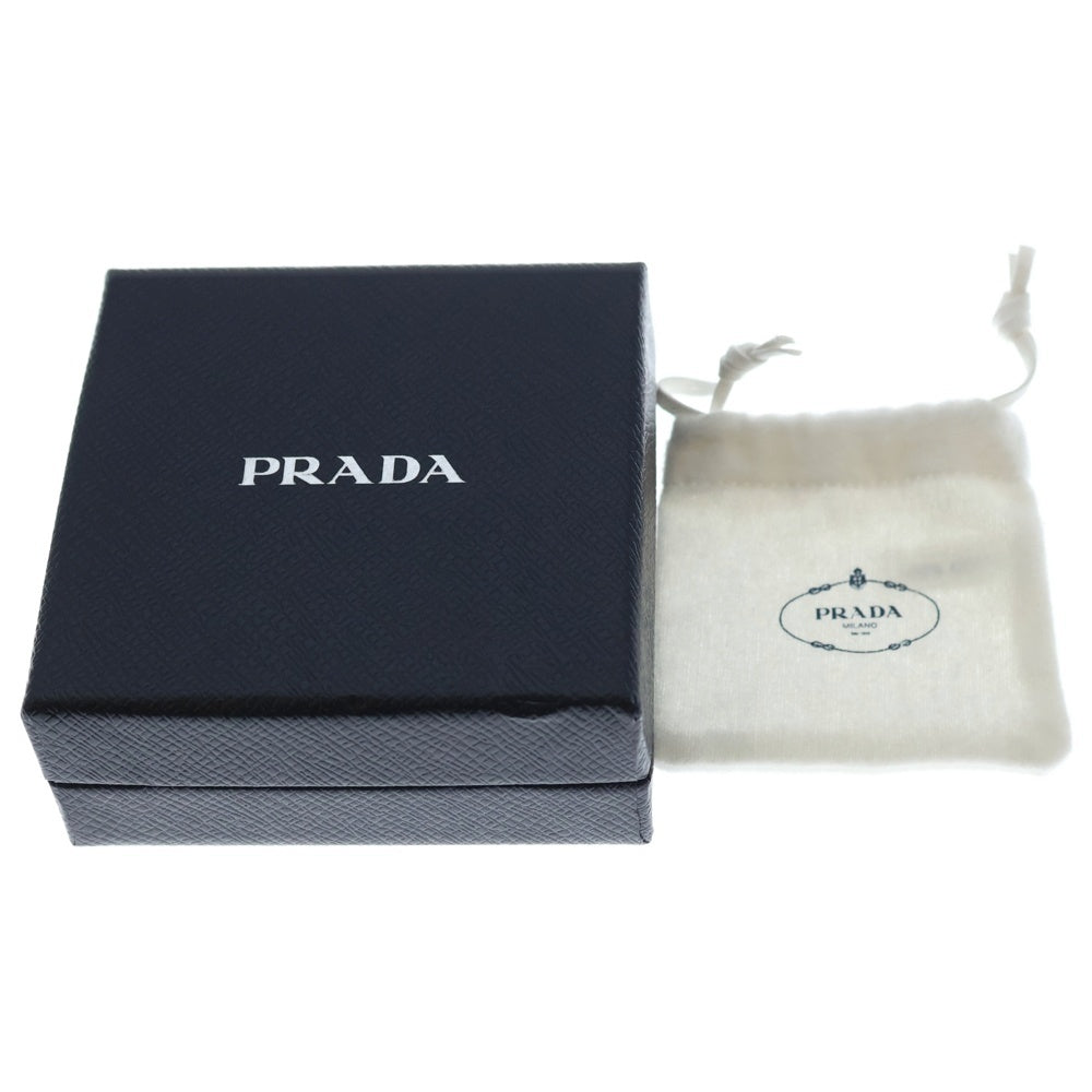 PRADA(プラダ) Hair Clip F03VZ ヘアクリップ ロゴラインストーン アイボリー