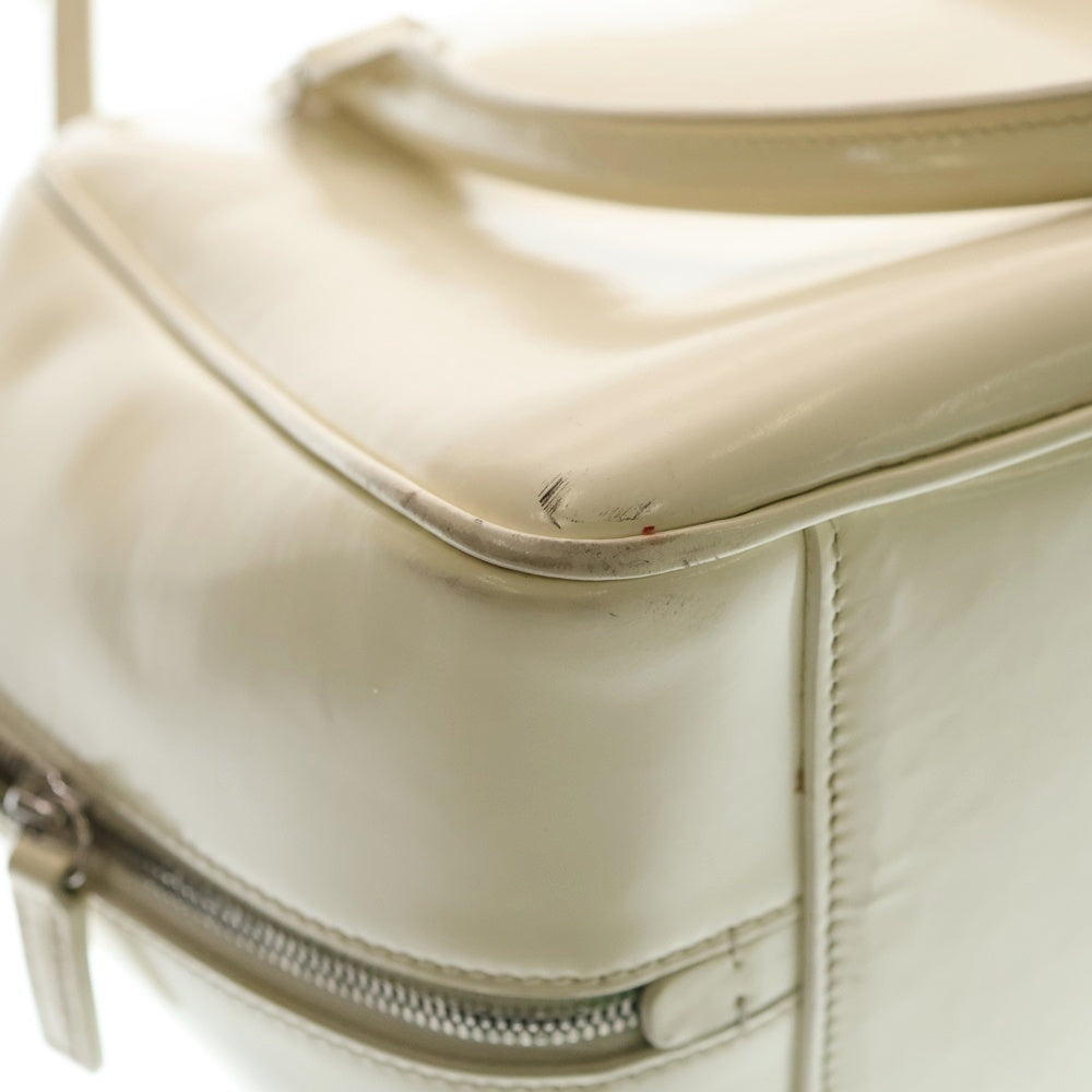 JIL SANDER(ジルサンダー) アイボリー レザーロゴバッグ 2WAY
