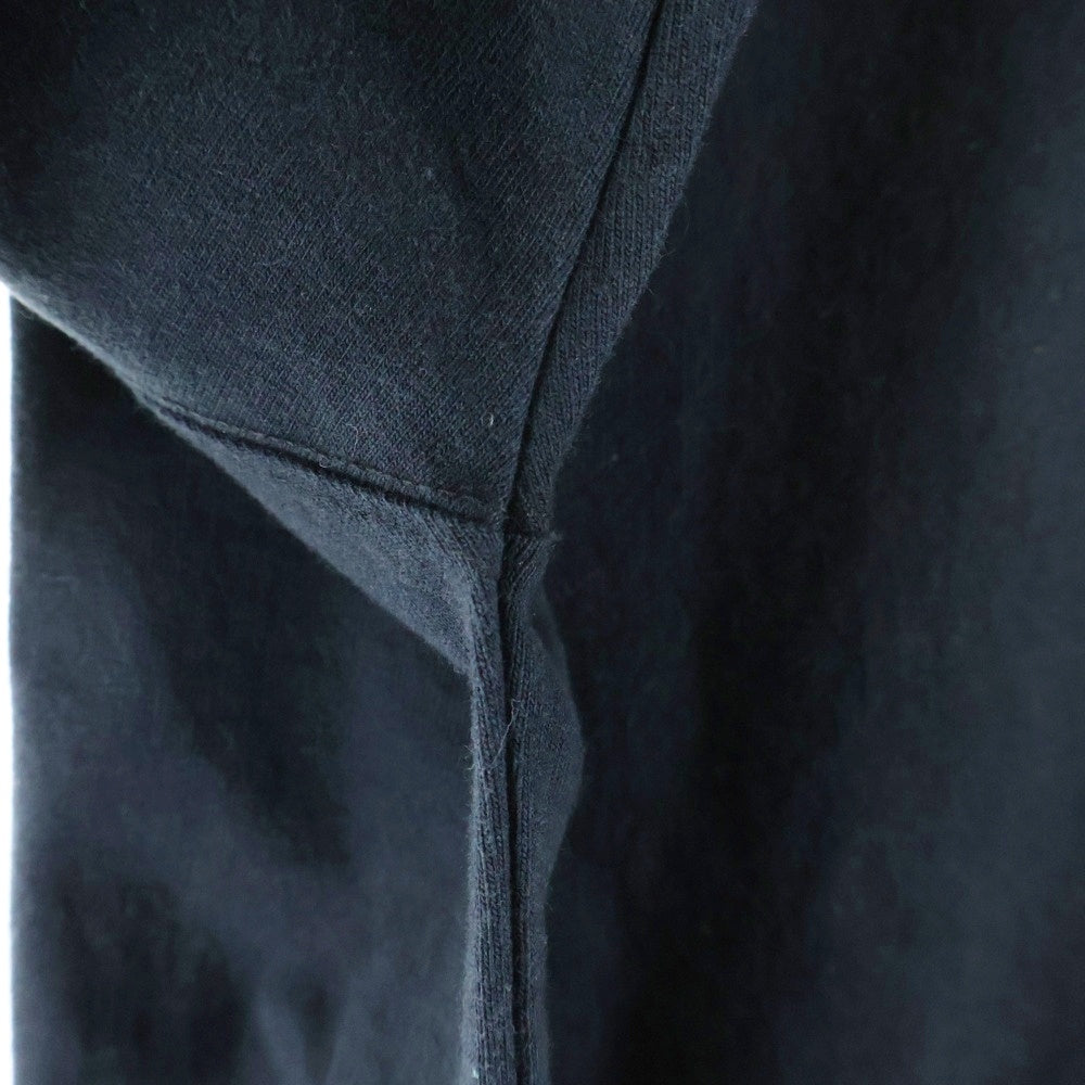 HERON PRESTON(ヘロンプレストン) HP Brush Long-Sleeve Turtleneck T-shirt HMAB017F21JER001 袖プリント タートルネック 長袖カットソー ブラック