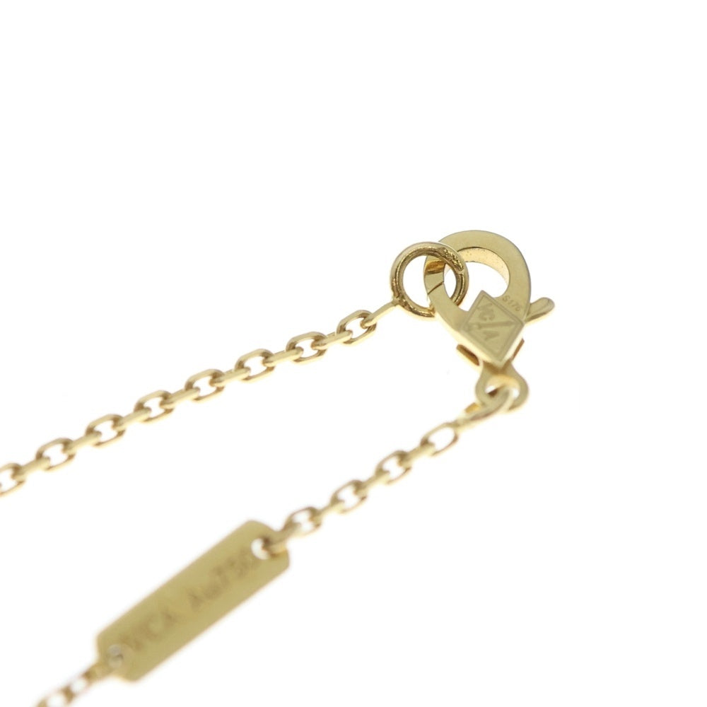 Van Cleef & Arpels(ヴァンクリーフアンドアーペル) ヴィンテージアルハンブラペンダント ホワイトシェル ネックレス YG VCARA45900