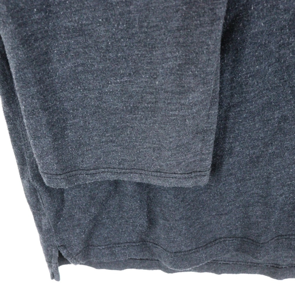 CHROME HEARTS(クロムハーツ) HENRY L/S T-SHIRT BSフレアボタン ヘンリーネック ロングスリーブ 長袖Tシャツ ブラック