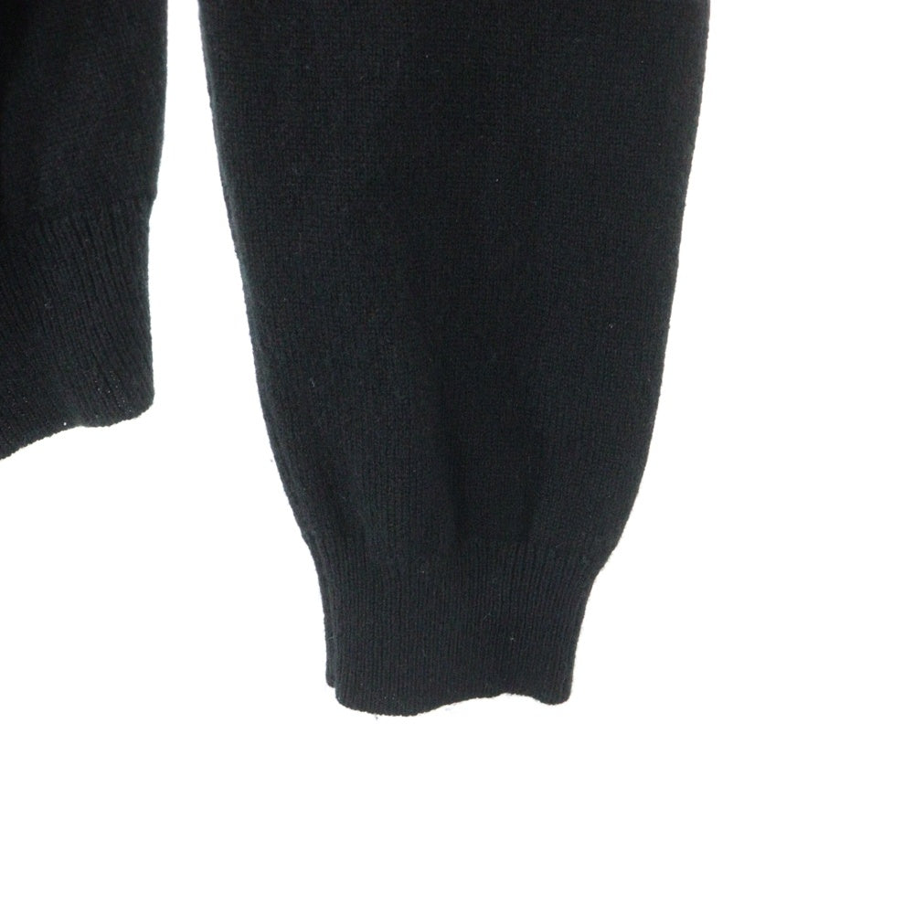 CHROME HEARTS(クロムハーツ) クロスボールボタン セメタリーパッチ カシミアカーディガン シルバー/ブラック