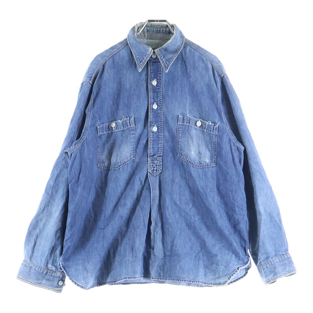 CARHARTT(カーハート) HEART TAG DENIM SHIRT 復刻 ハートタグ デニム シャツ インディゴ E746-CH180