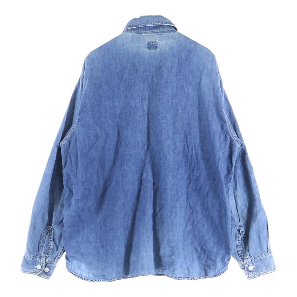 CARHARTT(カーハート) HEART TAG DENIM SHIRT 復刻 ハートタグ デニム シャツ インディゴ E746-CH180
