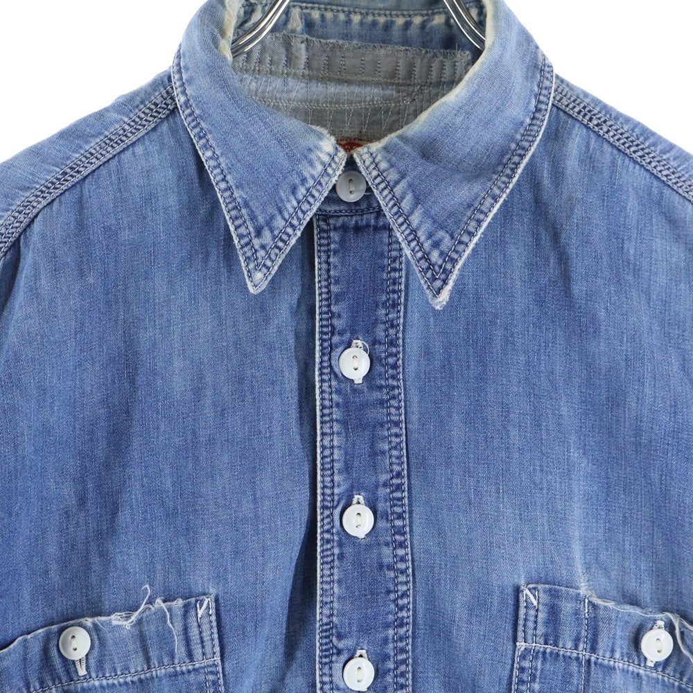 CARHARTT(カーハート) HEART TAG DENIM SHIRT 復刻 ハートタグ デニム シャツ インディゴ E746-CH180