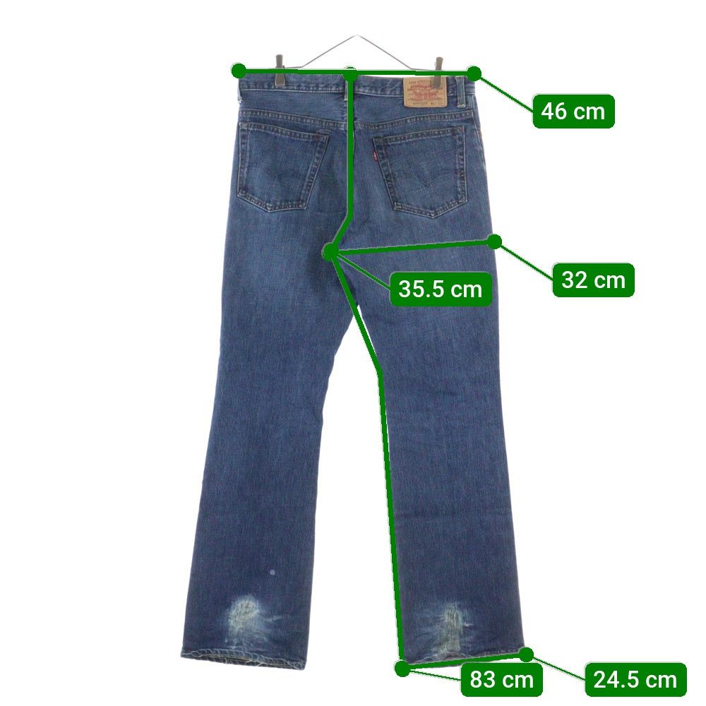 Levi's(リーバイス) 90S 517-0017 BIG-E ボタン裏刻印555 デニムパンツ インディゴ