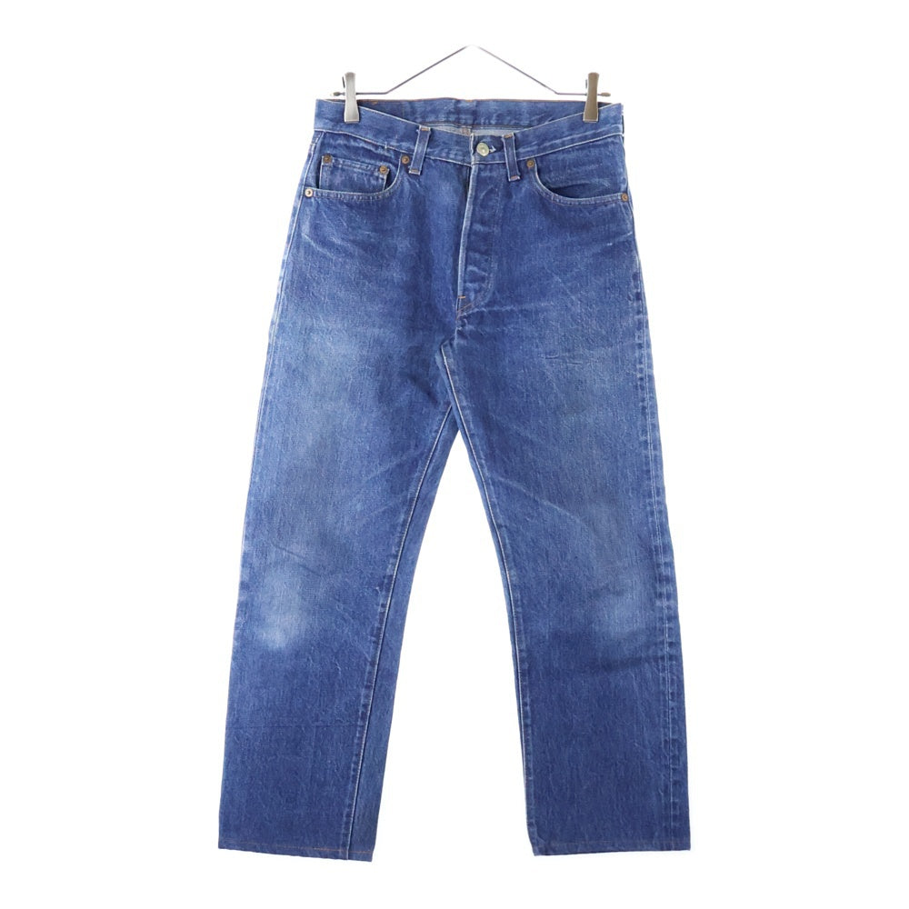 Levi's(リーバイス) 80s VINTAGE 501 ボタン裏558 赤耳 ボタンフライデンムパンツ インディゴ