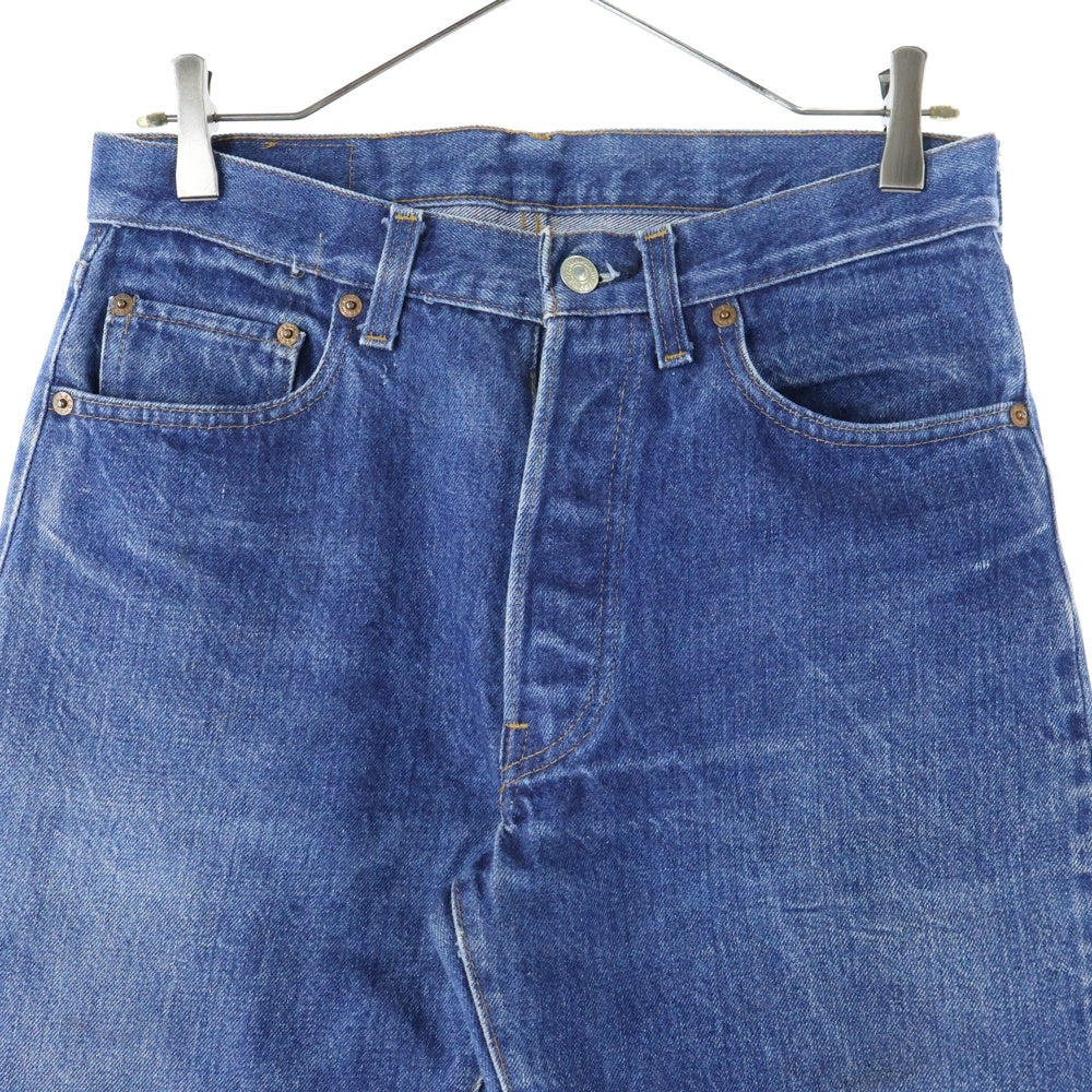 Levi's(リーバイス) 80s VINTAGE 501 ボタン裏558 赤耳 ボタンフライデンムパンツ インディゴ