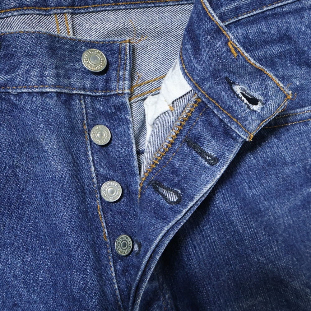 Levi's(リーバイス) 80s VINTAGE 501 ボタン裏558 赤耳 ボタンフライデンムパンツ インディゴ