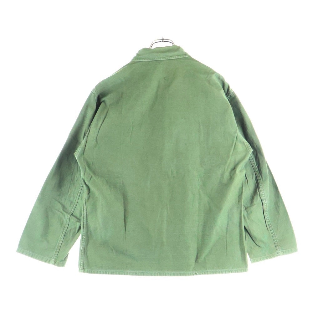 VINTAGE(ヴィンテージ) 40s US ARMY M-47 HBT ヘリンボーン ファティーグ 長袖シャツ カーキ