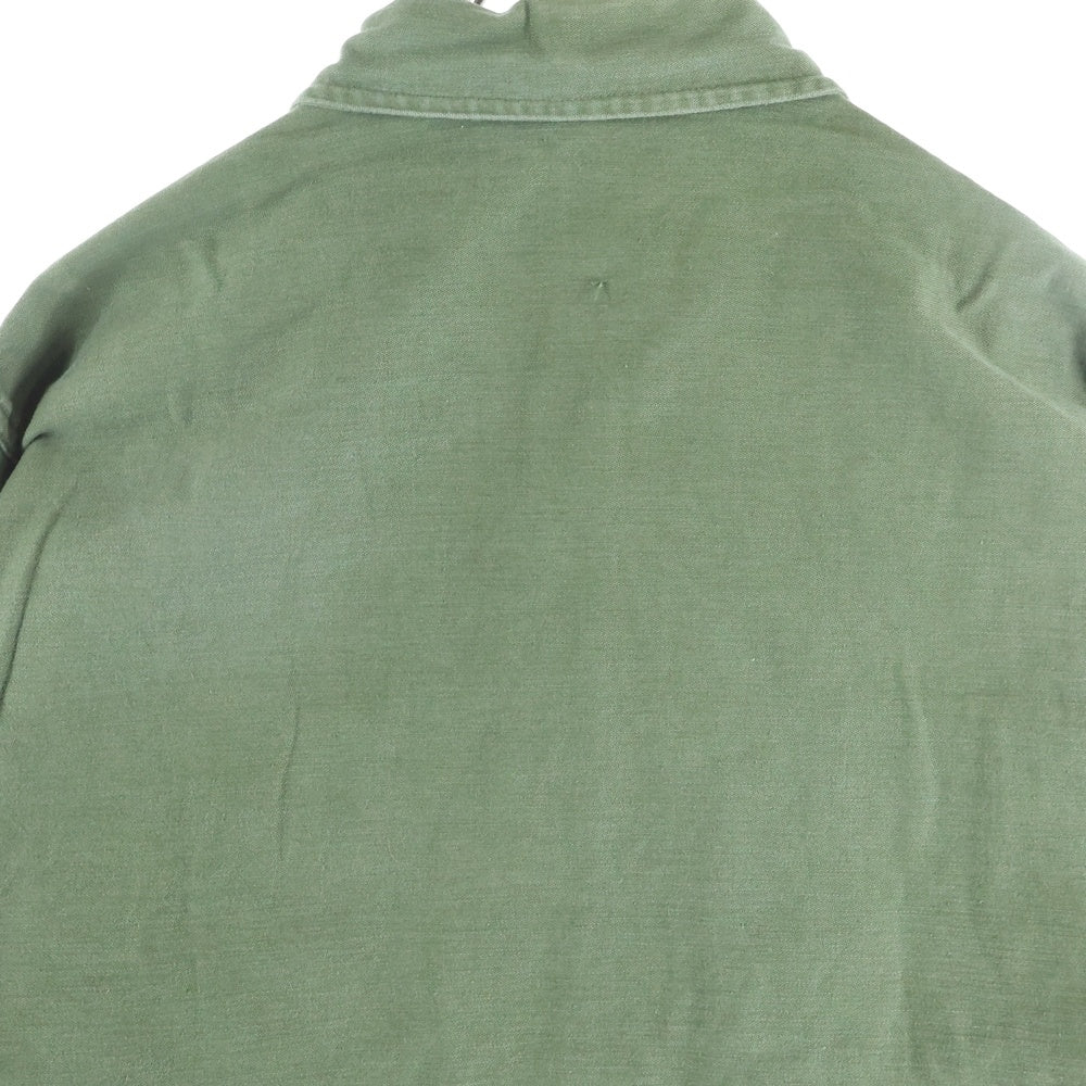 VINTAGE(ヴィンテージ) 40s US ARMY M-47 HBT ヘリンボーン ファティーグ 長袖シャツ カーキ