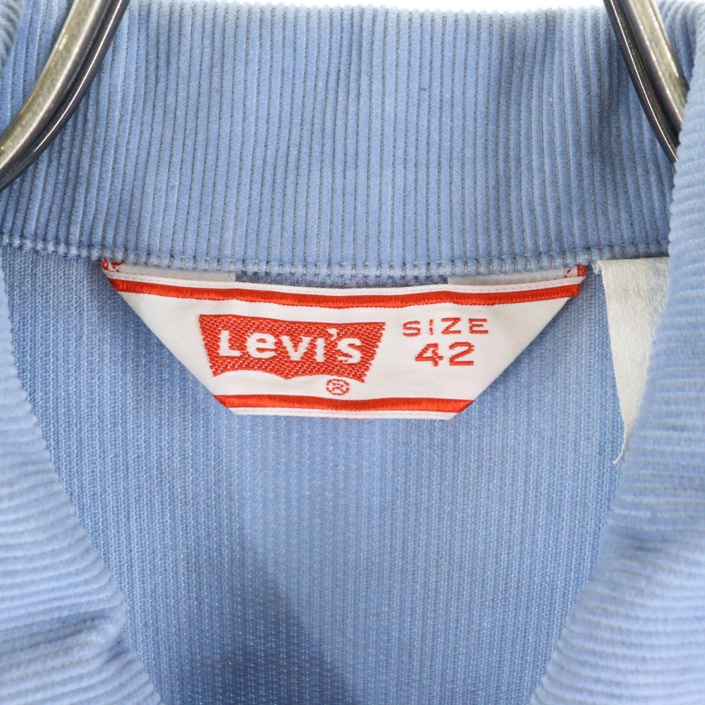 Levi's(リーバイス) 70s VINTAGE 70505 CORDUROY JACKET コーデュロイ ジャケット 三角タグ ブルー