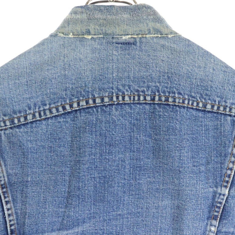 Levi's(リーバイス) 60s-70s VINTAGE 70505 BIG-E ボタン裏刻印524 ブランケット付きデニムトラッカージャケット インディゴ