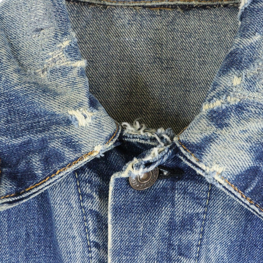Levi's(リーバイス) 60s-70s VINTAGE 70505 BIG-E ボタン裏刻印524 ブランケット付きデニムトラッカージャケット インディゴ