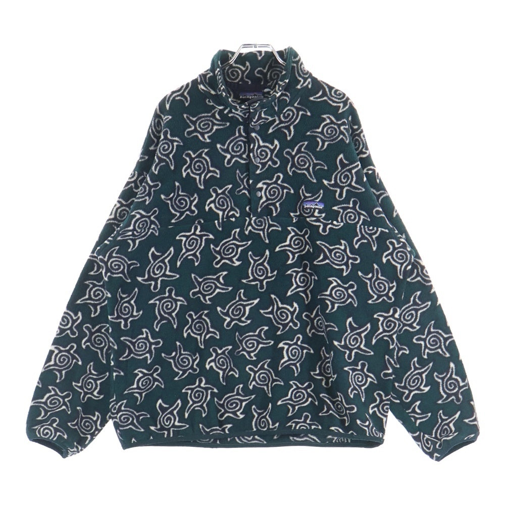 PATAGONIA(パタゴニア) 90S VINTAGE ZEN TURTLES SNAP T ゼン タートルズ スナップ ティー プルオーバー フリース カーキ