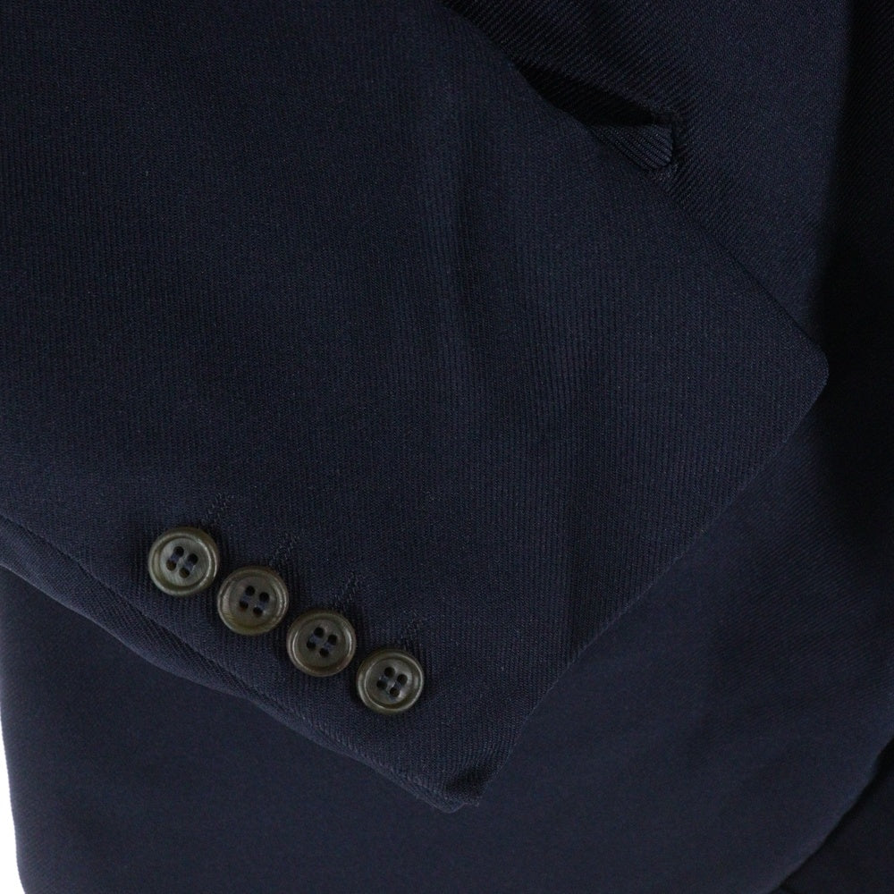 COMME des GARCONS HOMME DEUX(コムデギャルソン オムドゥ) エステルサージ ポリ縮絨 テーラードジャケット ネイビー