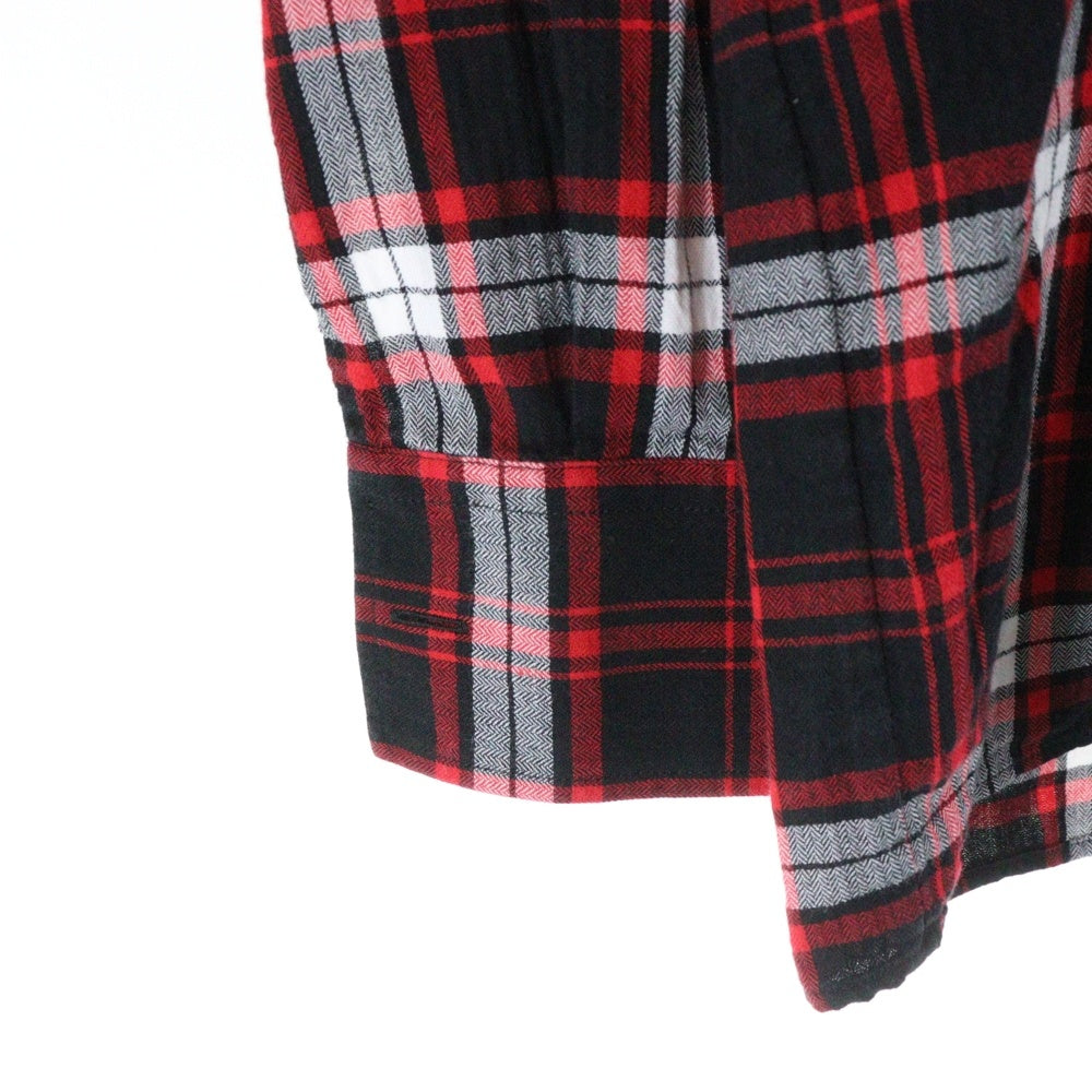 Maison Martin Margiela(メゾンマルタンマルジェラ) 17ss REBUILD CHECK L/S SHIRT 再構築 ドッキング チェックシャツ S50DL0301