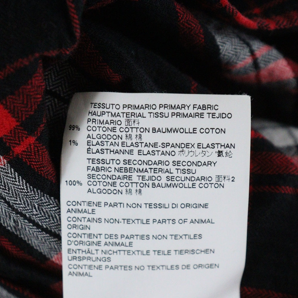 Maison Martin Margiela(メゾンマルタンマルジェラ) 17ss REBUILD CHECK L/S SHIRT 再構築 ドッキング チェックシャツ S50DL0301